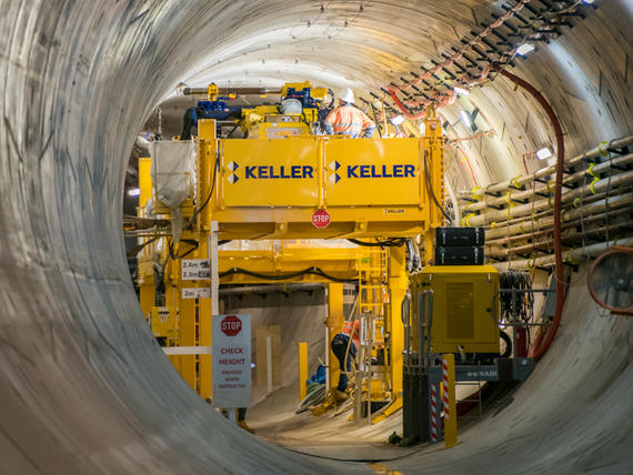 Melbourne Metro Tunnel - Cross Passage 21 Tunnelling Grouting