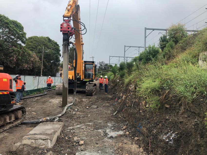 Cooks River NSW - rigid inclusions - bearing capacity - slope stabilisation