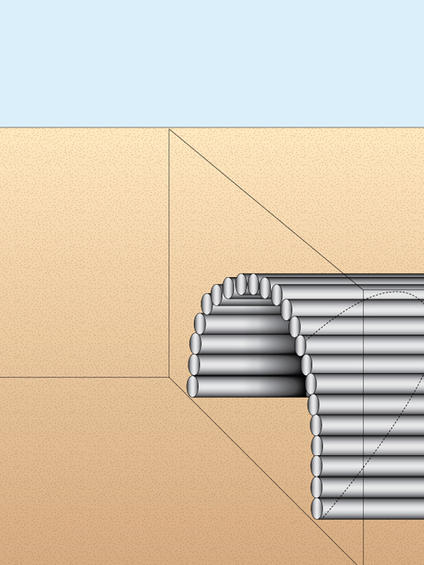 Canaopy/umbrella tubes deep foundations